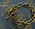Point Parts B【Rococo Mantel Brass Chain Bracelet "Point"】