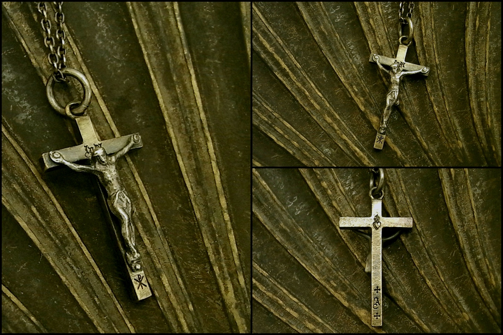 クロスには細かな彫刻【Jesus Necklace】