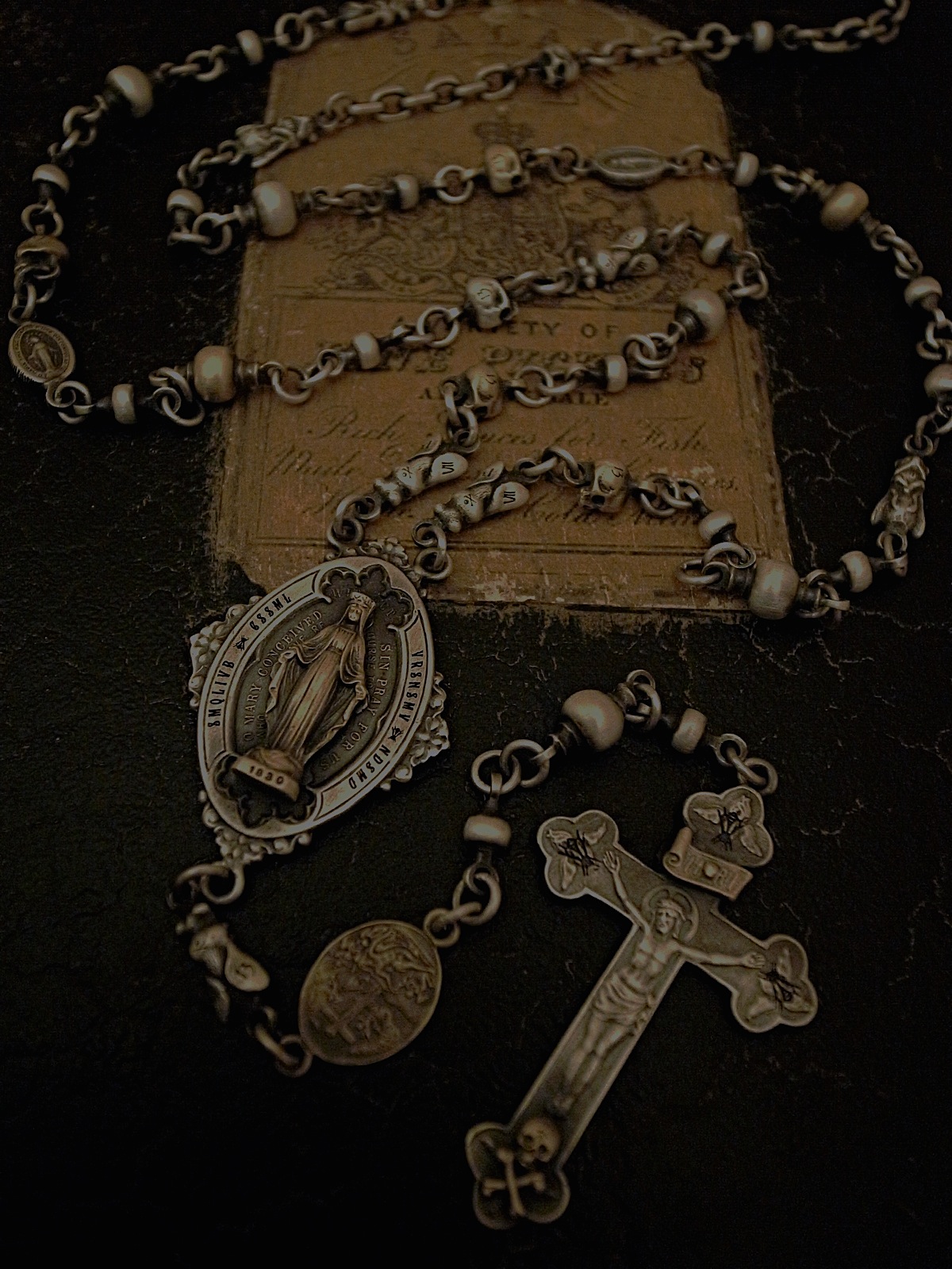 Mement Rosary Necklace